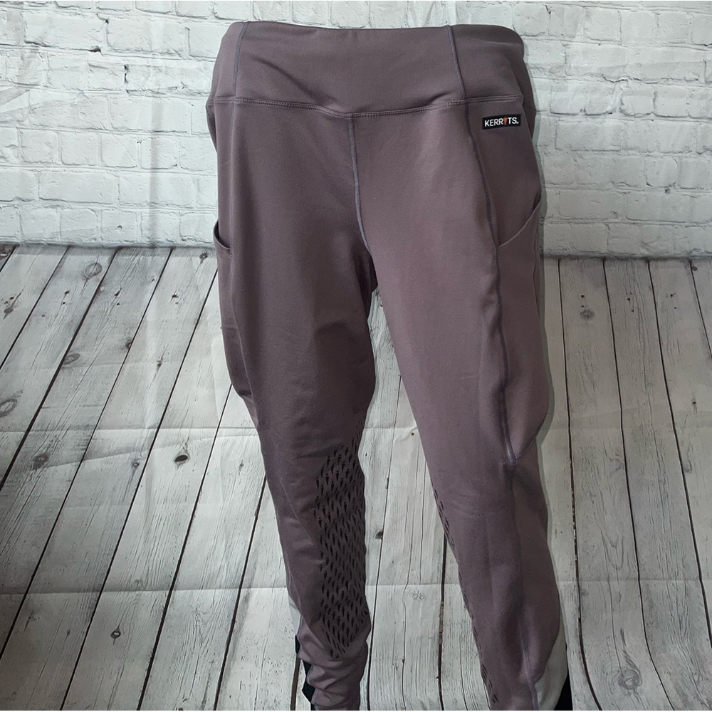 dark purple leggings size XL